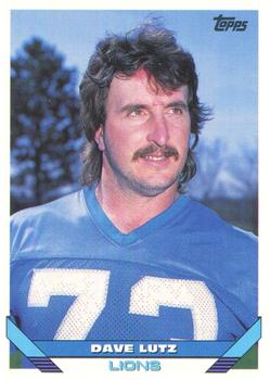 Dave Lutz Detroit Lions 1993 Topps NFL #479